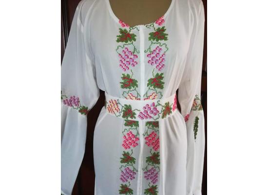 Traditional Embroidered Abaya Thobe for women